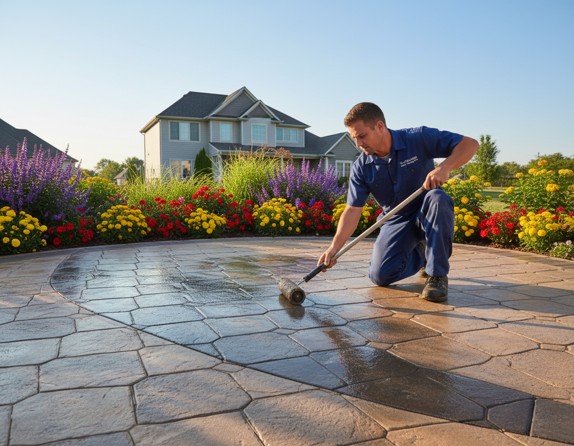 Lewis Center Patio Paver Sealing Services